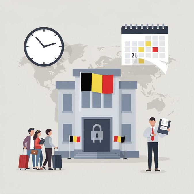 Belgian embassies and consulates worldwide closed for National Day, pausing visa services