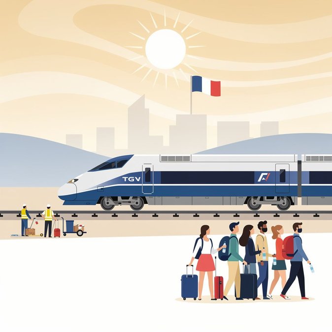 SNCF Pledges ‘Zero Cancellations’ and 3,700 TGVs Despite Record Heat