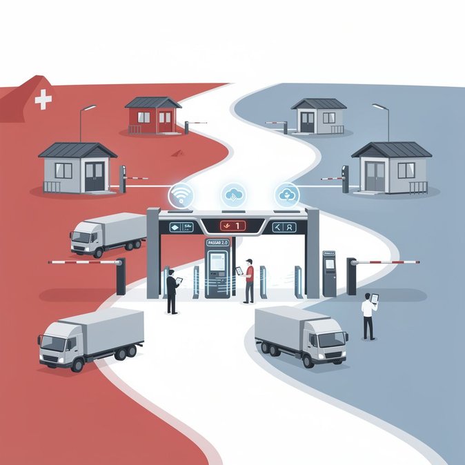 Customs shake-up on Swiss–Austrian frontier: FOCBS phases out manned posts, rolls out smart border processes