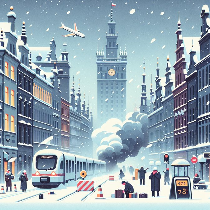 Storm Goretti snarls Polish air and rail networks, delaying hundreds of business trips