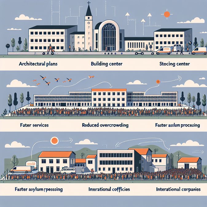 First Phase of €85 Million Limnes Migrant Centre Completed, Set to Open Immediately