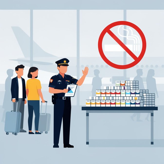 Cuatro viajeros chinos fueron detenidos tras incautar un cargamento ilegal de tabaco valorado en 250,000 dólares australianos en el aeropuerto de Melbourne.