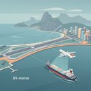 Obstáculo marítimo temporal genera nuevo NOTAM para el Aeropuerto Santos Dumont de Río