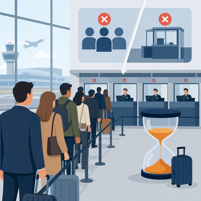 Deadlock on Brussels Airport Passport Queues Leaves Business Travellers Waiting