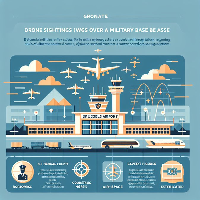 Belgium investigates drone incursions; heightened vigilance expected around airports and border infrastructure