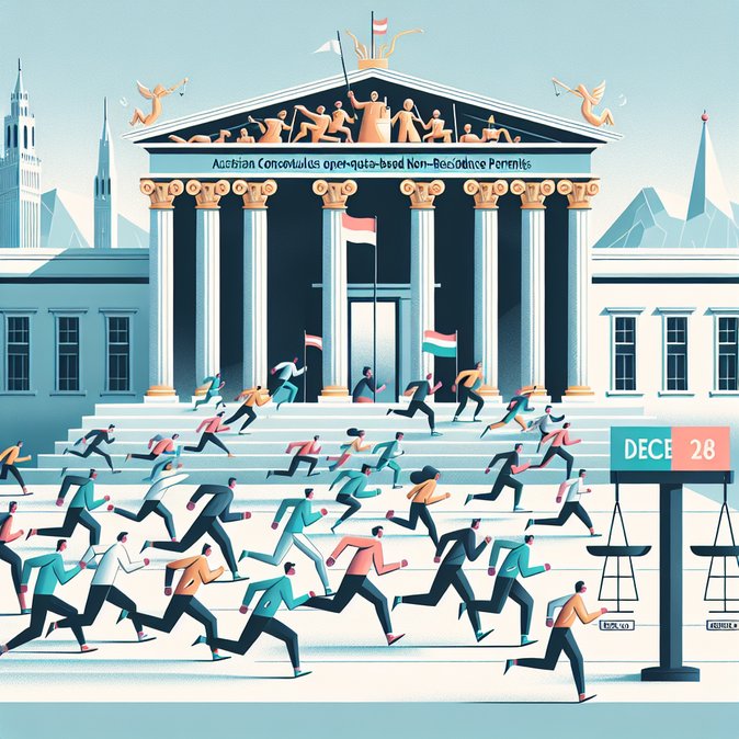 Austrian embassies open one-week booking window for 2026 quota-based non-work residence permits