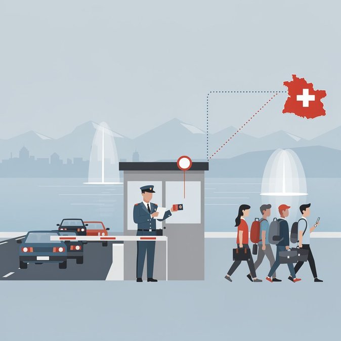 Le Royaume-Uni met à jour ses conseils de voyage pour la Suisse avant les opérations de contrôle aux frontières post-sommet