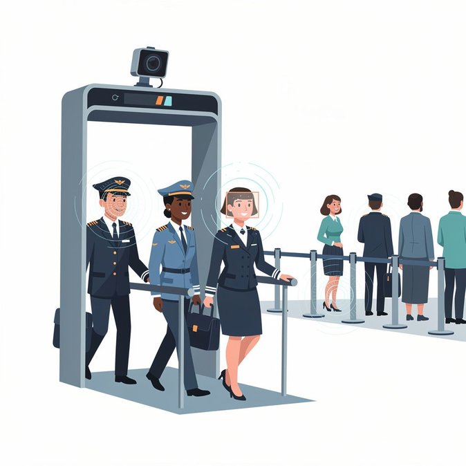 La TSA remplace le programme « Membre d’équipage connu » par le système CMAP de reconnaissance faciale