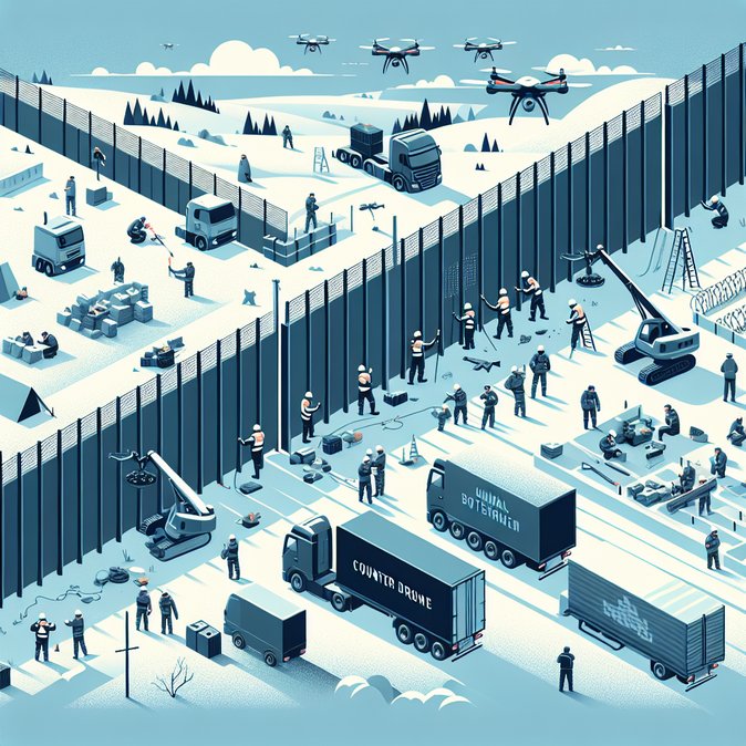 Polonia acelera la construcción de una nueva valla de 4 metros en la frontera con Bielorrusia bajo el programa "Escudo Oriental"