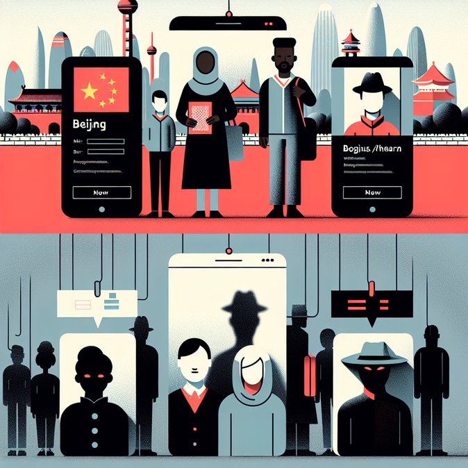 China advierte a los visitantes extranjeros sobre sitios web falsos de tarjetas de llegada