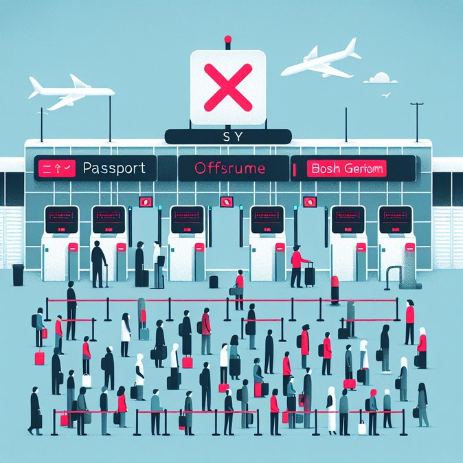 eGate failure causes hour-long queues at Brussels Airport border control