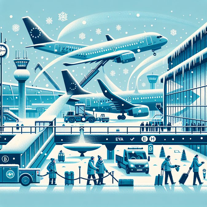 Brussels Airport Issues Snow Alert, Warns Travellers of Longer Queues and Ad-Hoc ID Checks