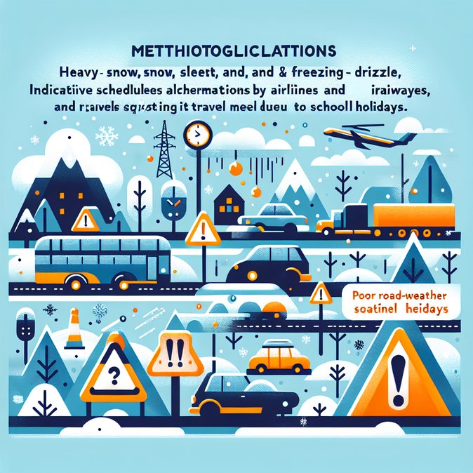 Fuertes nevadas y lloviznas heladas complicarán el tráfico por carretera, tren y vuelos en toda Finlandia