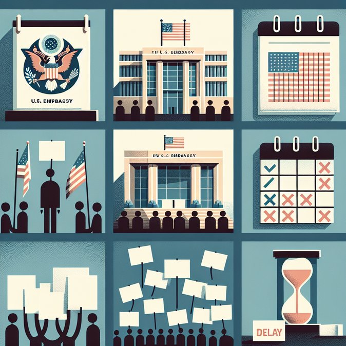 U.S. Embassy in Abuja Shuts Doors and Reschedules March 4–5 Visa & ACS Appointments Amid Protest Threats