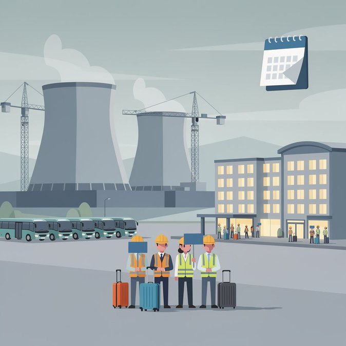 Sellafield construction strike reaches day 6 on 20 June, heightening travel and accommodation headaches for rotating project staff
