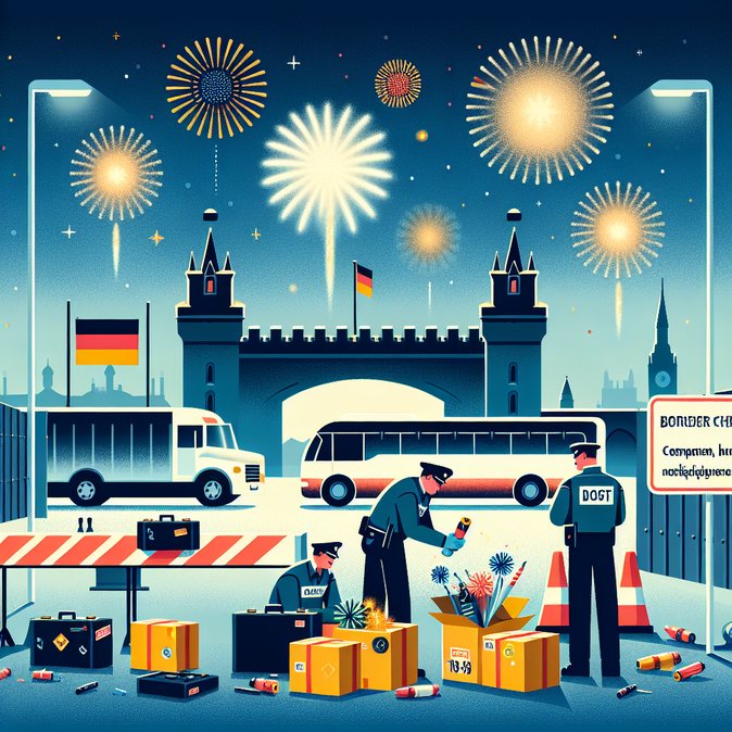 Federal Police step up New-Year border checks, seize 1.1 tonnes of illegal fireworks