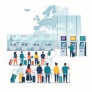 Frontex alerte sur des files d'attente pouvant durer toute une année avec la mise en place du Système Entrée/Sortie de l'UE ; les aéroports tchèques se préparent