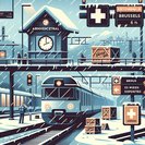 Dutch blizzard severs rail link to Switzerland, stranding Nightjet sleepers and Basel ICEs