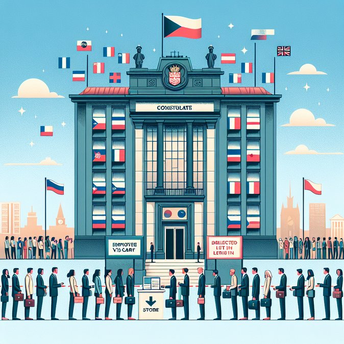 Czech Consulate in Dresden Suspends Ordinary Employee-Card and Business-Visa Filings