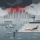 Red Rainstorm Warning snarls morning commute and airport operations across Hong Kong