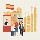 L'Espagne augmente le seuil de justificatif de fonds à 122 € par jour pour les visiteurs de courte durée