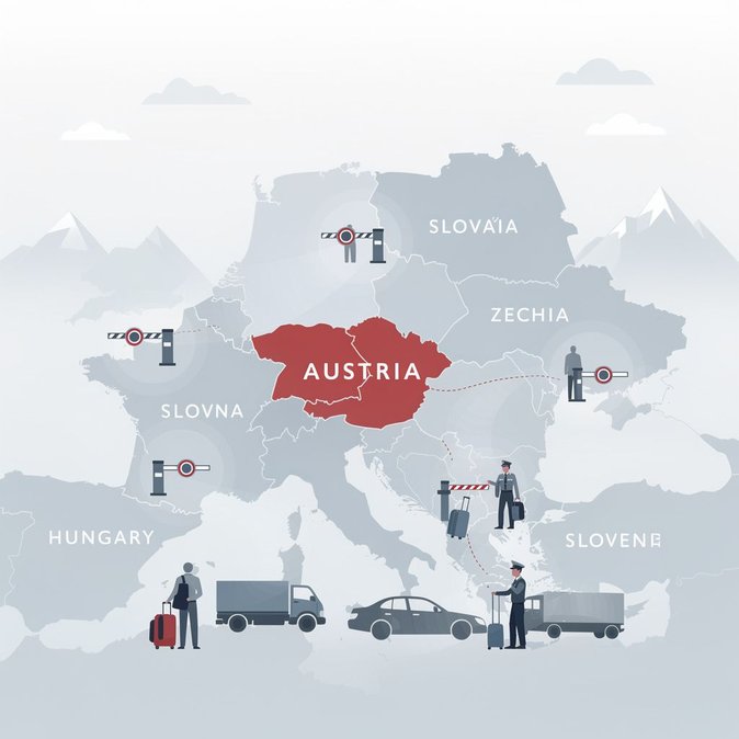 EU List Confirms Austria’s Internal Border Checks Extended to 15 March 2027