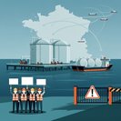 Strike forces Dunkirk LNG terminal to declare force majeure, diverting ship traffic along French coast