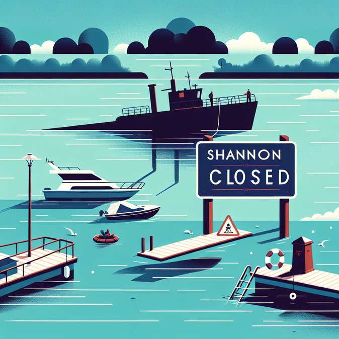 Section of Shannon Navigation closed after three boats damaged by submerged hazard