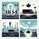 Four Detained After Illicit Foot Crossing from Washington State into British Columbia