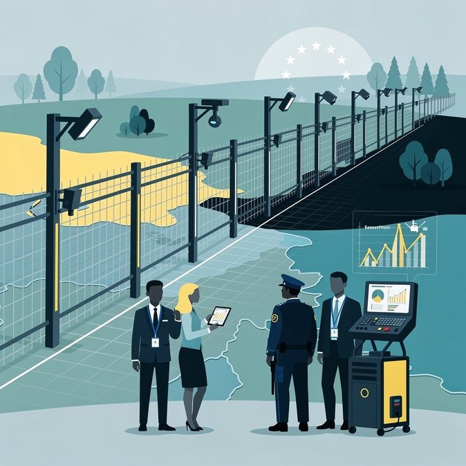Swedish embassy delegation tours Poland’s electronic border barrier with Belarus