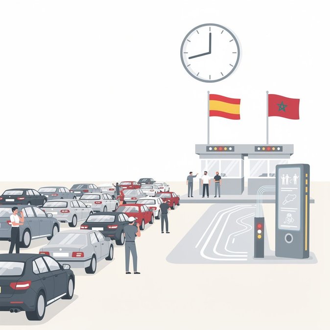 Two-hour queues persist at Melilla’s Beni-Enzar crossing despite end of summer rush