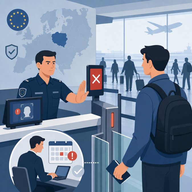 Entry/Exit System flags almost 7 000 overstayers: Polish airports and land posts tighten checks