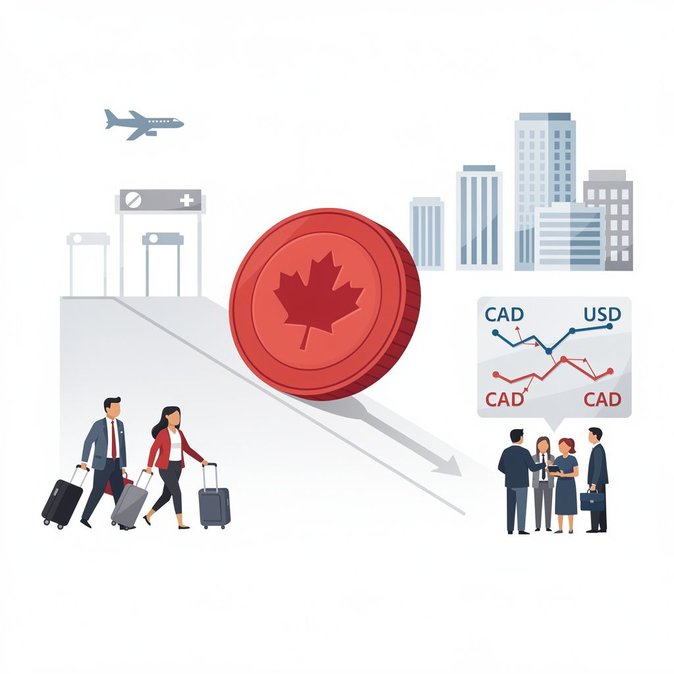 Biến động đồng Đô la Canada làm tăng dự báo chi phí cho các công tác quốc tế