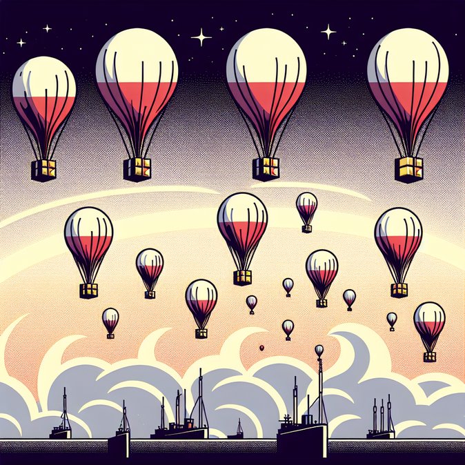 Fourth Night of Belarusian Balloons Prompts New Flight Restrictions in Eastern Poland