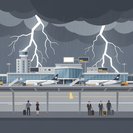 Severe thunderstorms ground more than 900 flights at Heathrow and Gatwick