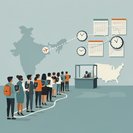 Workload crunch pushes US visa interview waits in India to 346 days