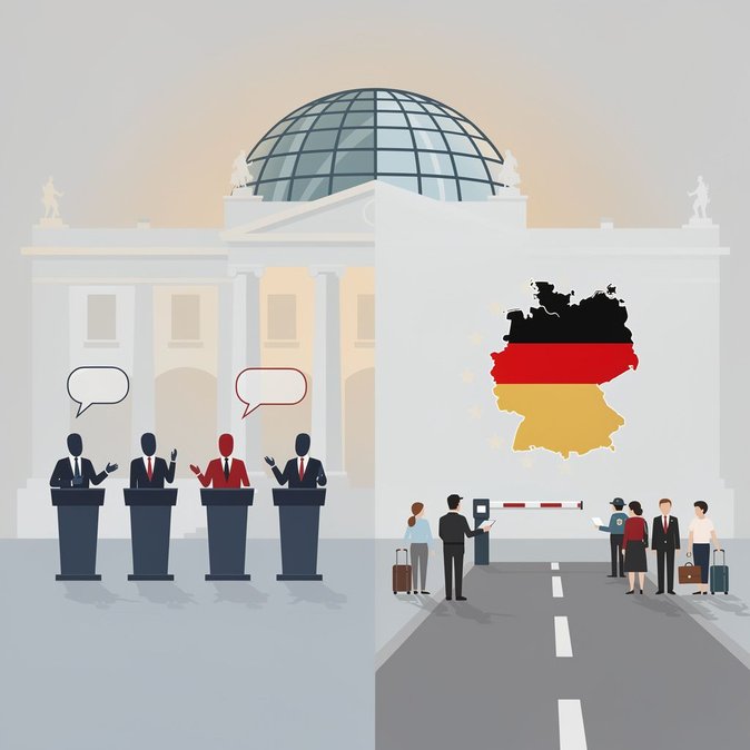 Bundestag clash over AfD call for a “migration turnaround” underscores Germany’s border-control debate