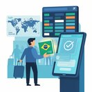 Le passeport brésilien se classe 16e mondial, offrant un accès sans visa à 169 destinations