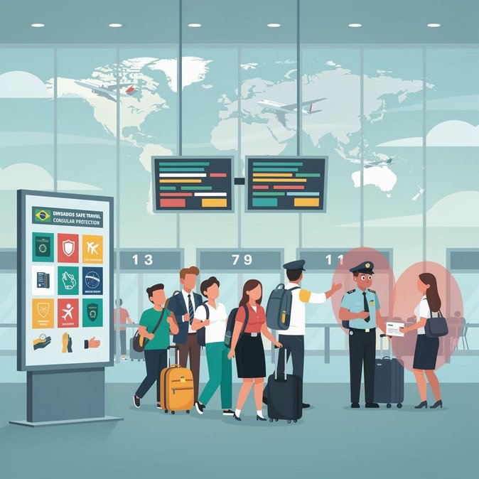 Le Brésil lance une campagne nationale dans les aéroports pour sensibiliser les voyageurs aux risques de traite des êtres humains