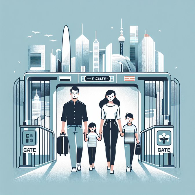 Hong Kong & Macao cut automated-gate age to seven, easing family commutes