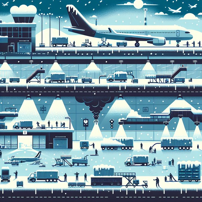 Snow-Hit Weekend Forces 10 Cancellations and 141 Delays at Zurich and Geneva