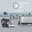 La police fédérale signale 23 000 entrées illégales depuis le rétablissement des contrôles aux frontières — les navettes d’entreprise subissent des retards