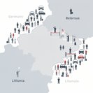بولندا تسجل تسع محاولات فقط لعبور الحدود بشكل غير قانوني وتسعى لتمديد إجراءات التفتيش مع ألمانيا وليتوانيا