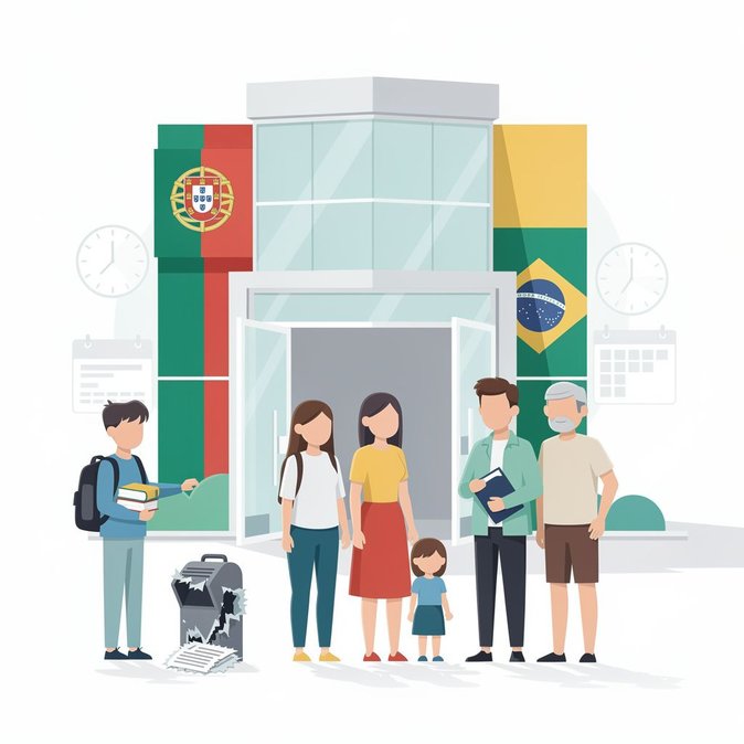 Portugal eases walk-in visa submissions in Brazil for priority categories starting 20 July