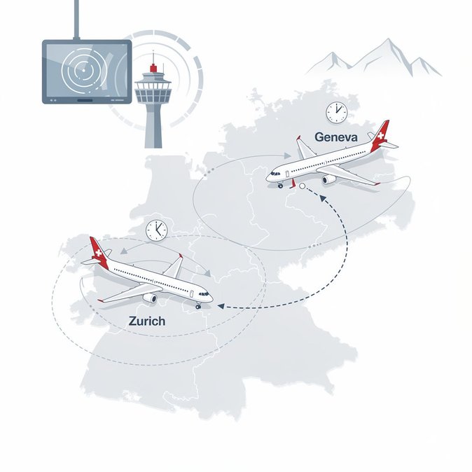 Swiss airspace fully reopens, but ripple delays persist after nationwide shutdown