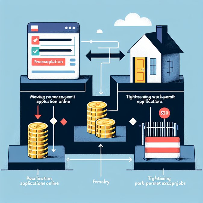 La Pologne confirme le dépôt exclusivement numérique et une forte augmentation des frais dans un vaste projet de réforme de l'immigration