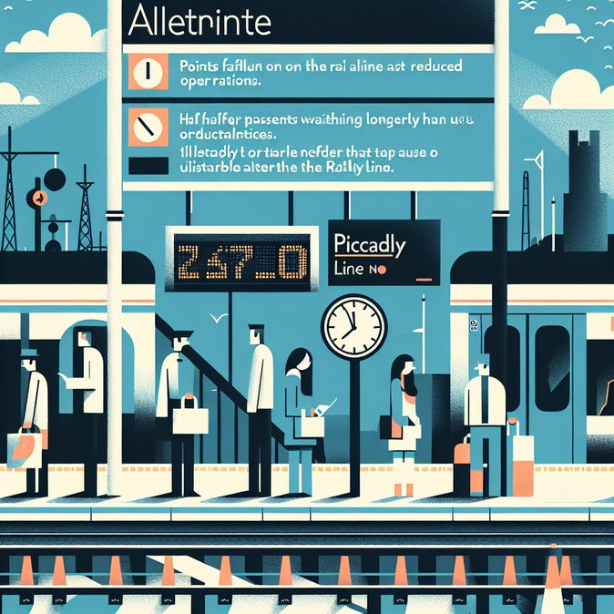 Points failure disrupts rail links to Heathrow, causing evening delays for flyers