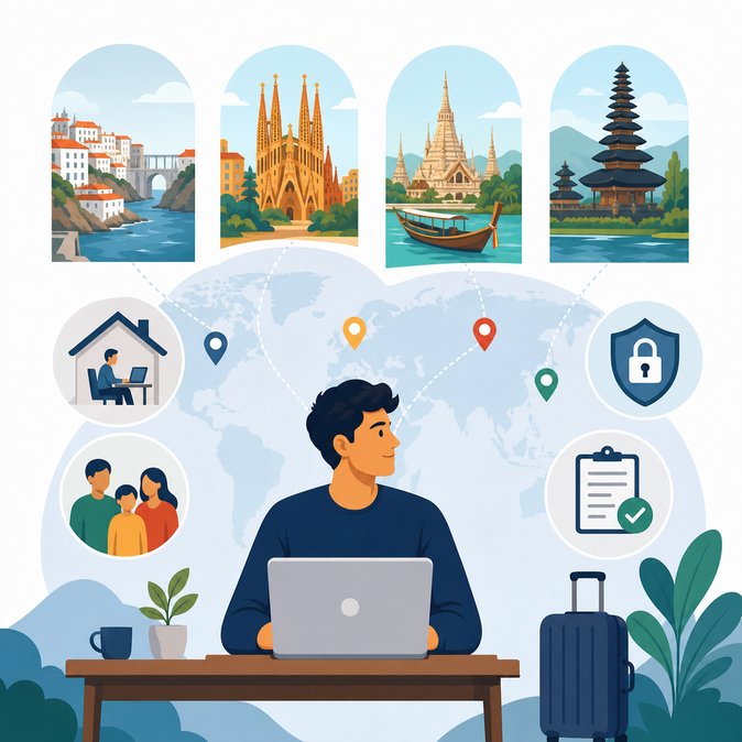 Digital-Nomad Wave: Four Countries Court Indian Remote Workers With Low Income Thresholds
