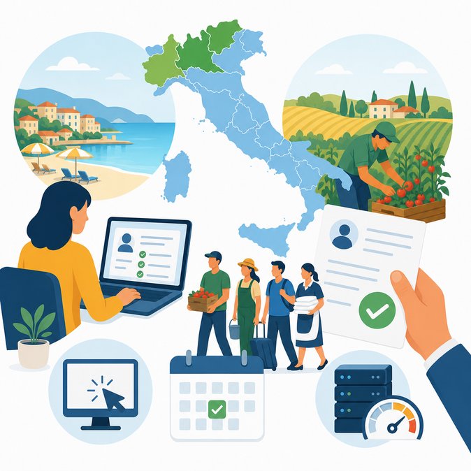 Government releases territorial split of 8,865 extra seasonal work permits for 2026, clarifying click-day allocations