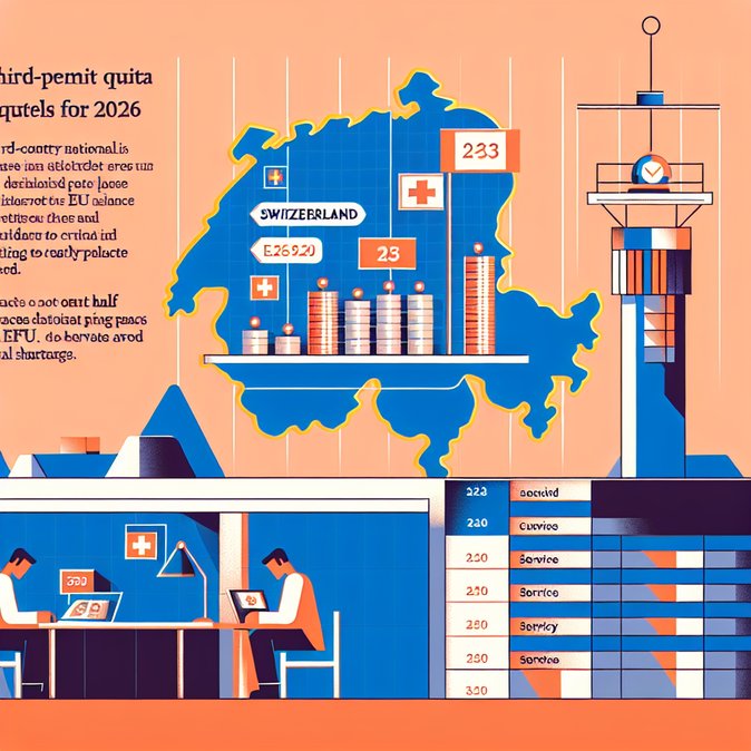 Federal Council Keeps 2026 Work-Permit Quotas Unchanged, Offering 8,500 Places for Third-Country Talent